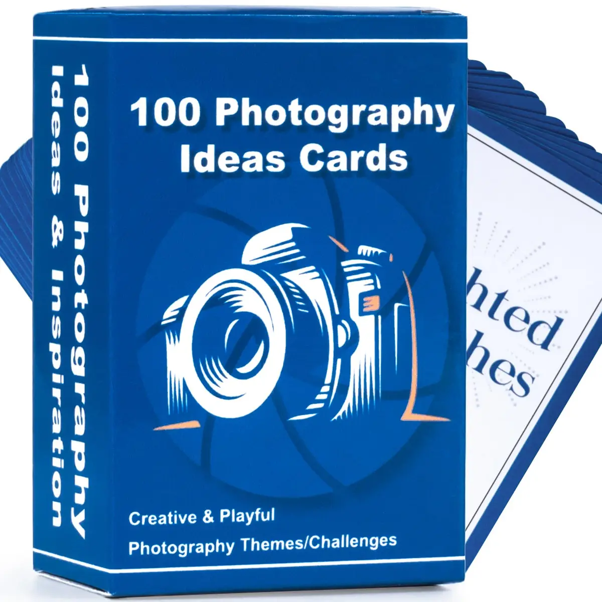 Tip Info 100 Photography Idea Cards & Box | 3.5x2.3x1.4 inches (8.9x5.8x3.6 cm) - main product image