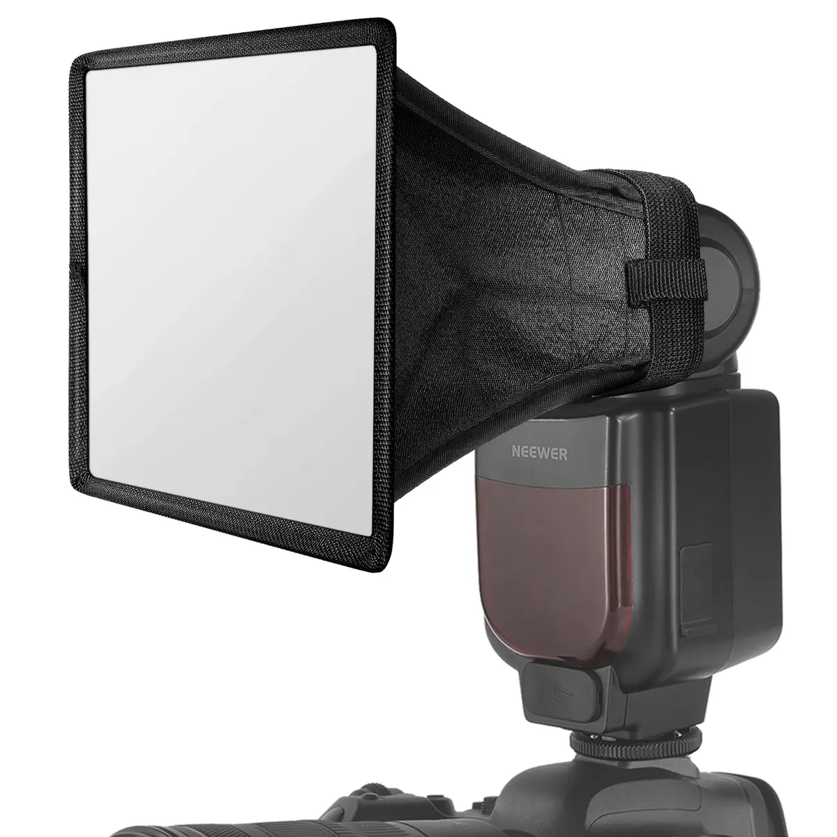 NEEWER Camera Stage Lighting Modifier 5" x 4" | Collapsible Diffuser for Speedlight - main product image