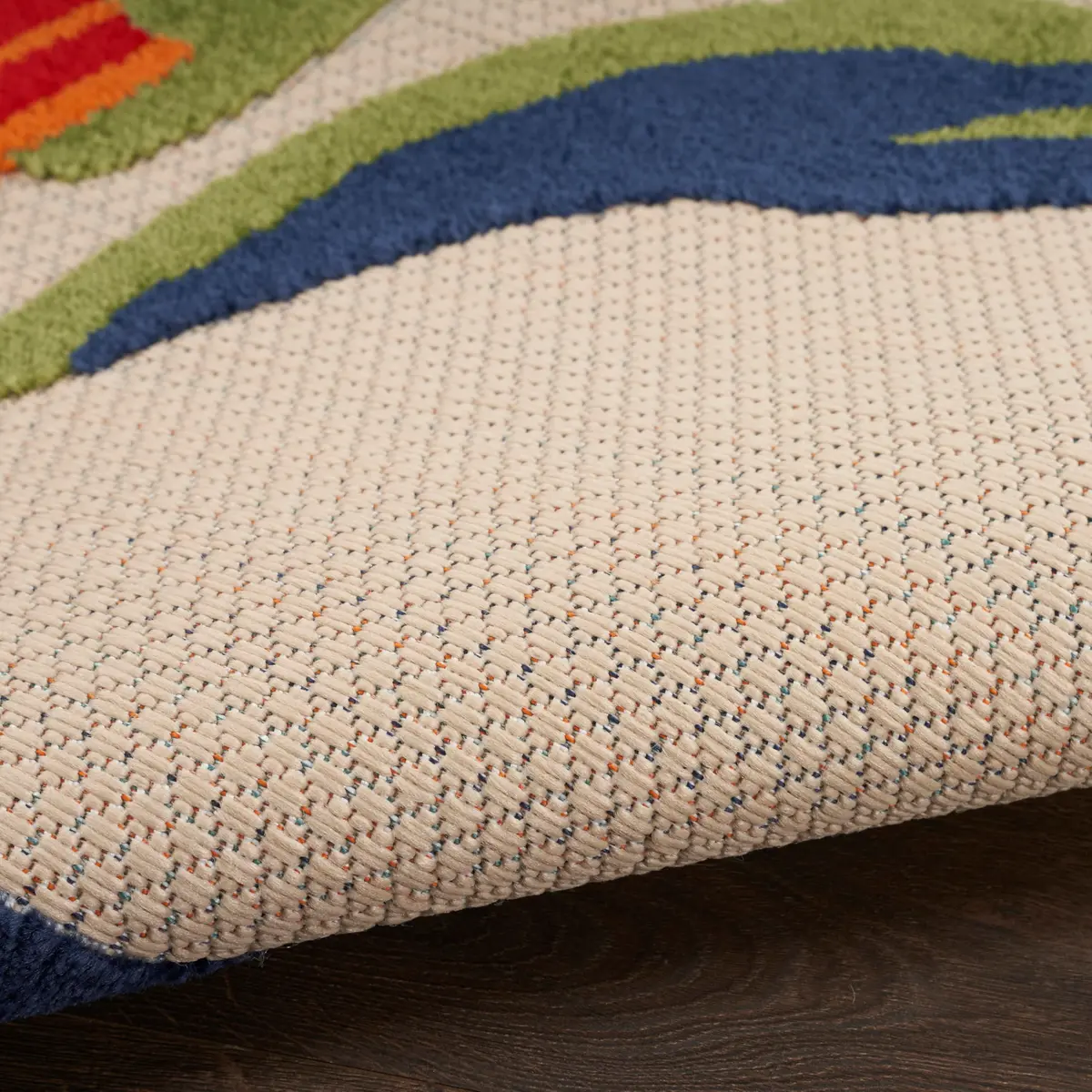 Nourison Rug Aloha Multicolor 9' x 12' | Easy Clean, Non Shedding, Indoor & Outdoor Use - view 9