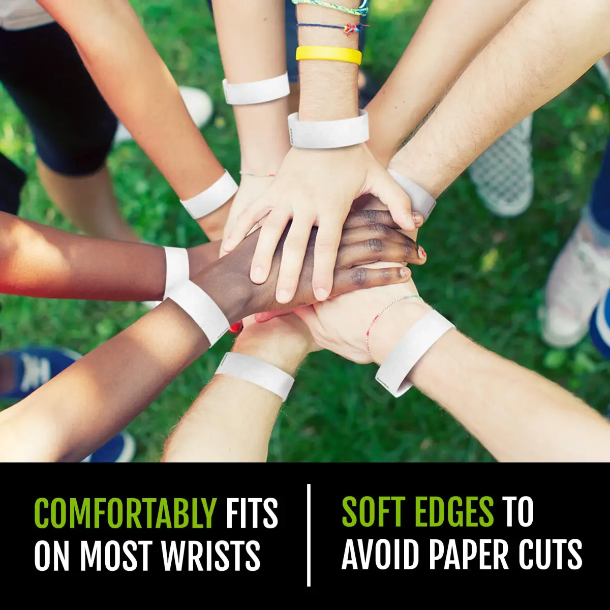 Wristco White Tyvek Wristbands 600-Pack | Sequential Numbered for Event Admission - view 5