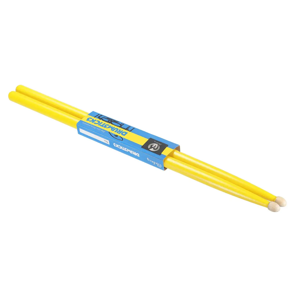 PATIKIL Maple Wood Drumstick 7A Yellow | Anti Slip, Light & Durable for Drumming (70-120 chars) - main product image