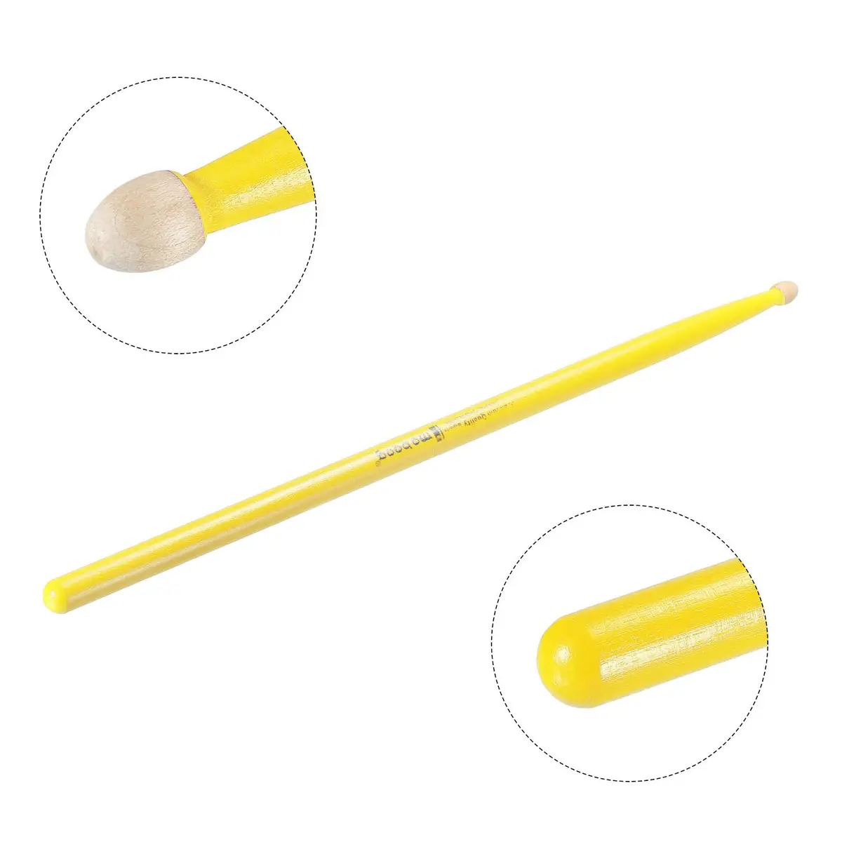 PATIKIL Maple Wood Drumstick 7A Yellow | Anti Slip, Light & Durable for Drumming (70-120 chars) - view 4