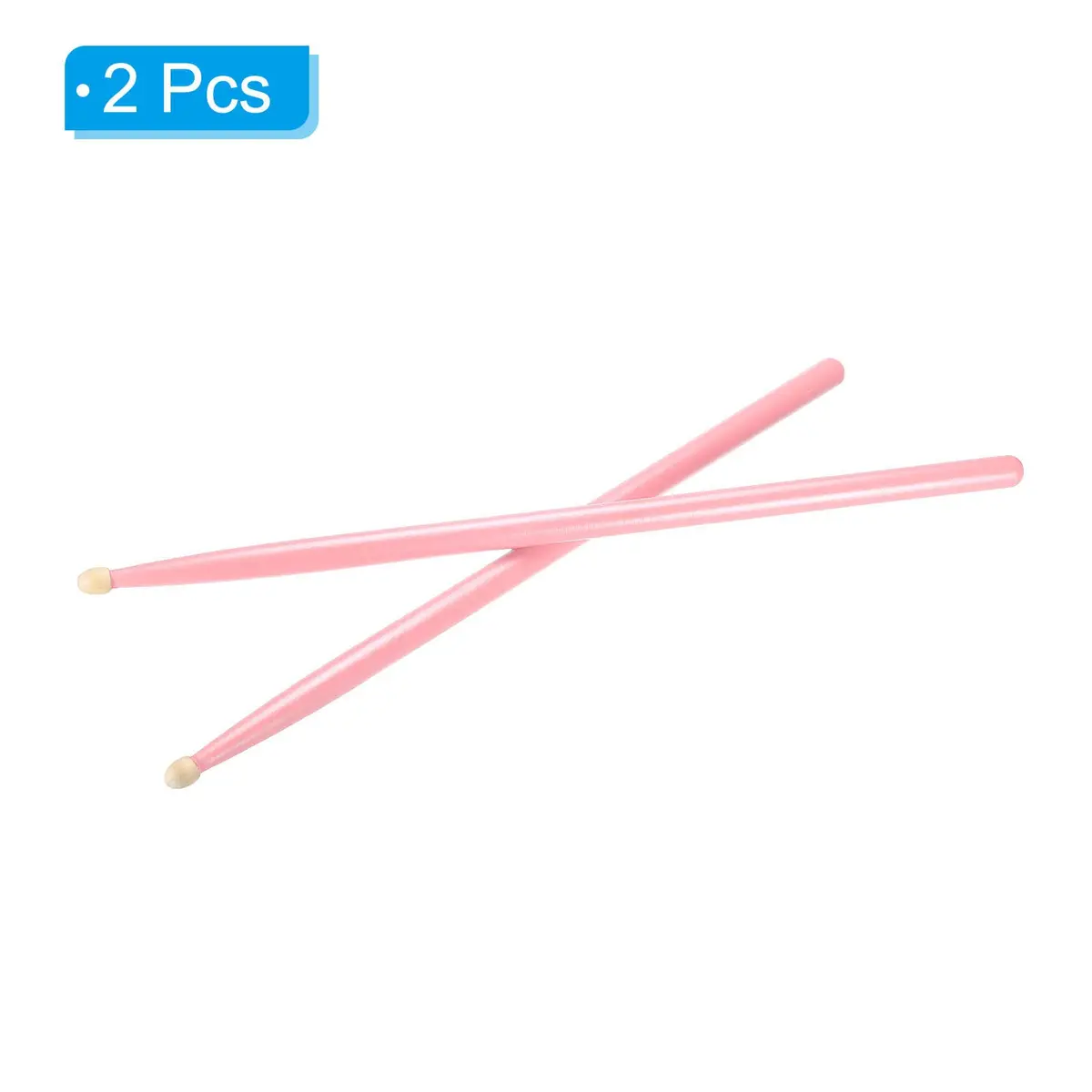 PATIKIL Maple Wood Drumstick 7A Pink | Anti Slip Grip for Drummers - view 3
