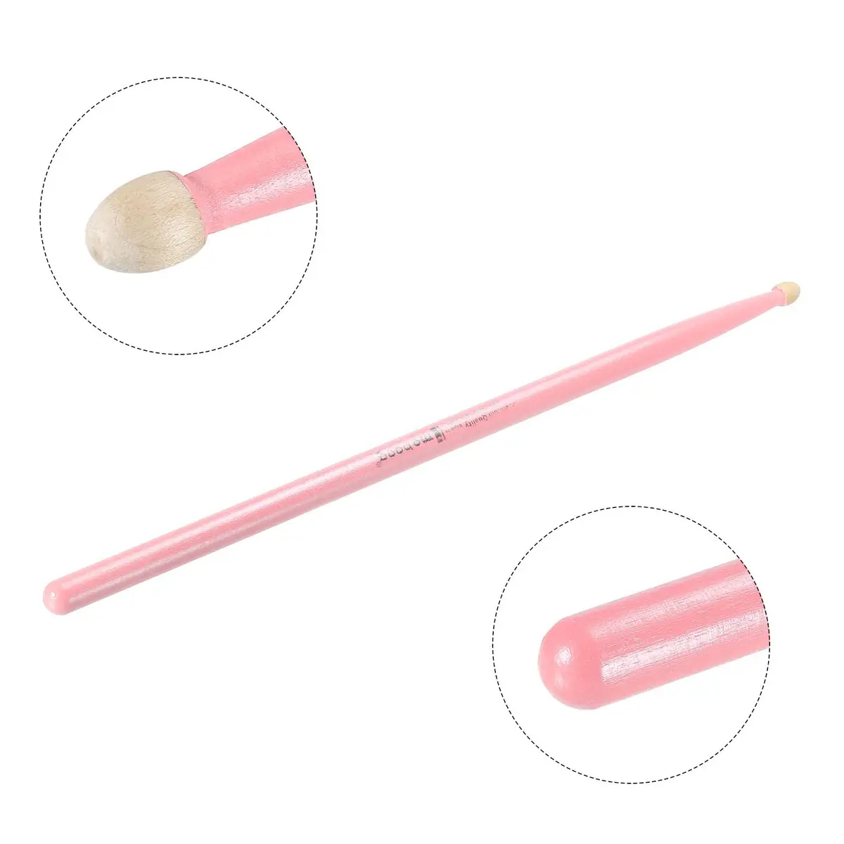 PATIKIL Maple Wood Drumstick 7A Pink | Anti Slip Grip for Drummers - view 4