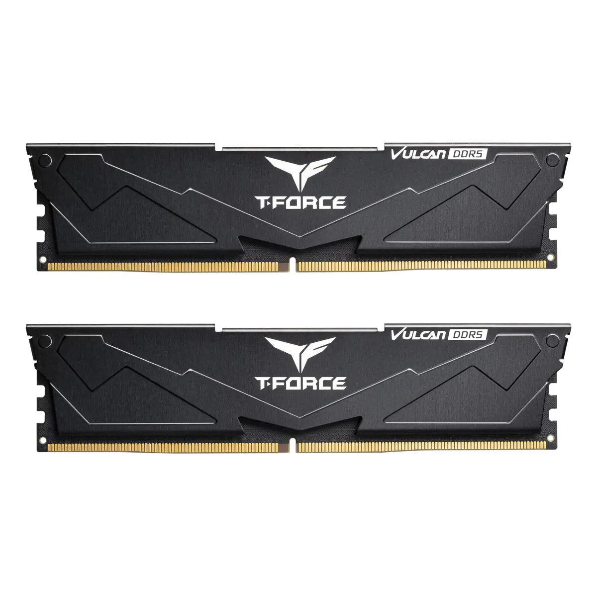 TEAMGROUP T-Force Vulcan DDR5 16GB (2x8GB) 5200MHz CL40 Desktop Memory Module Ram Black | 16GB (2x8GB) DDR5 5200MHz - main product image