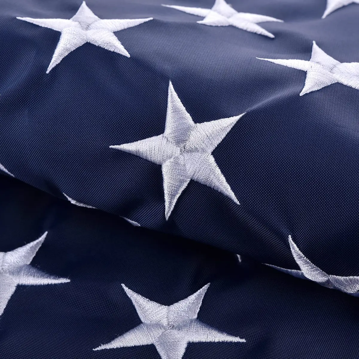 Olycole American Flag 2x3 FT Embroidered Stars & Brass Grommets | Durable Outdoor Polyester - view 2
