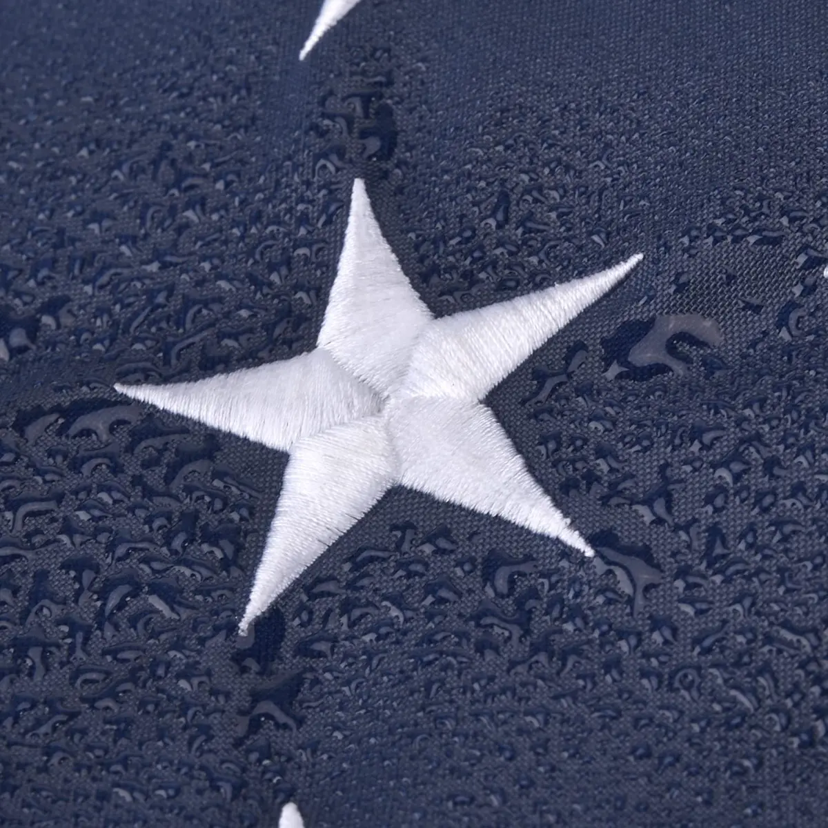 Olycole American Flag 2x3 FT Embroidered Stars & Brass Grommets | Durable Outdoor Polyester - view 4