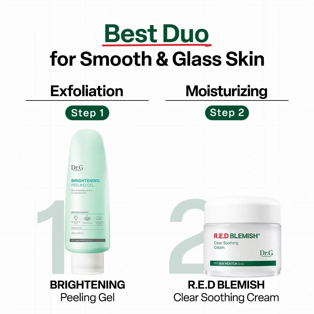 Dr.G R.E.D. Blemish Clear Soothing Face Cream 70ml (2.36 fl oz) | Lightweight Hydration for All Skin Types - view 8