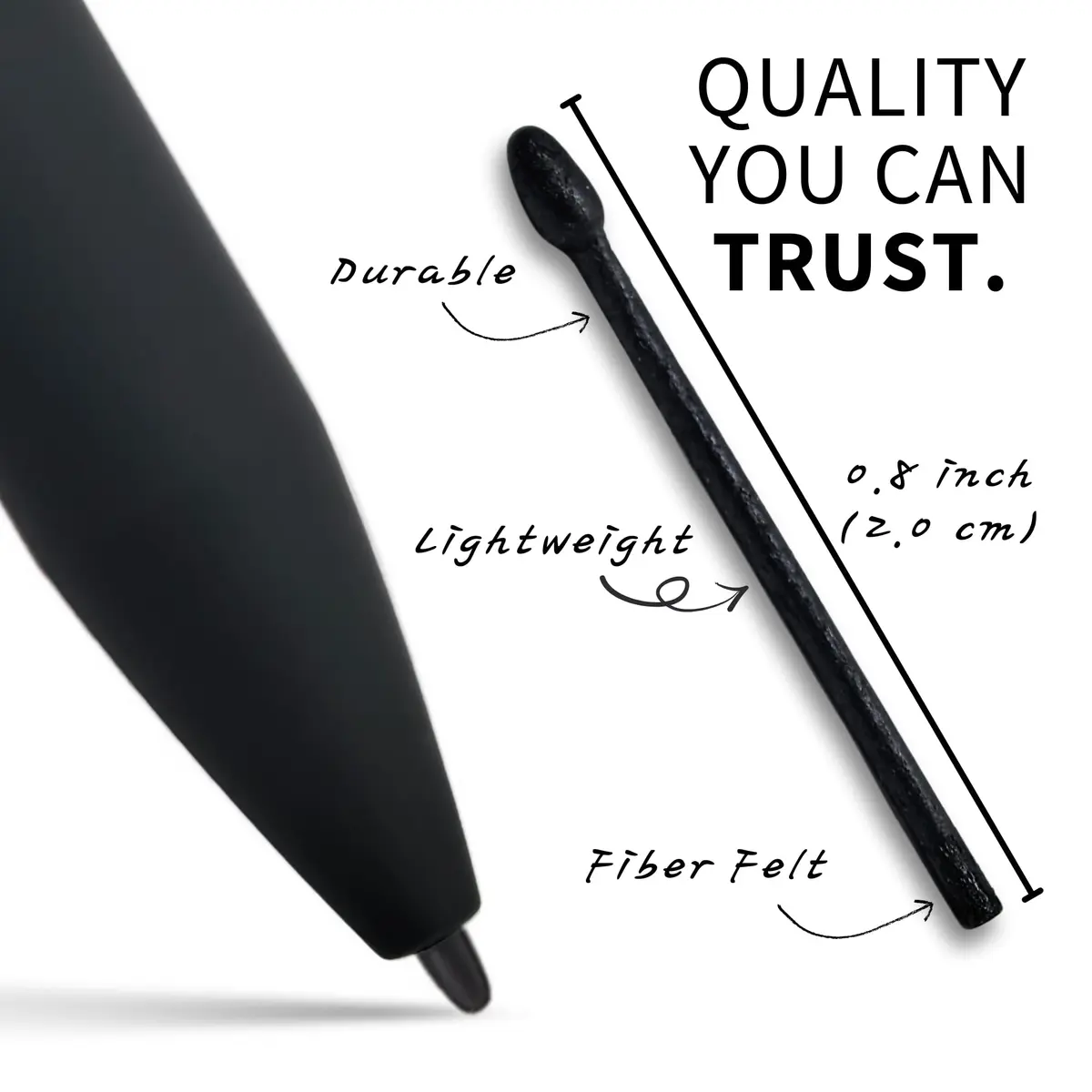 King Write Replacement Tips for EMR Styluses | Precise & Smooth Writing, 10-Pack - view 5