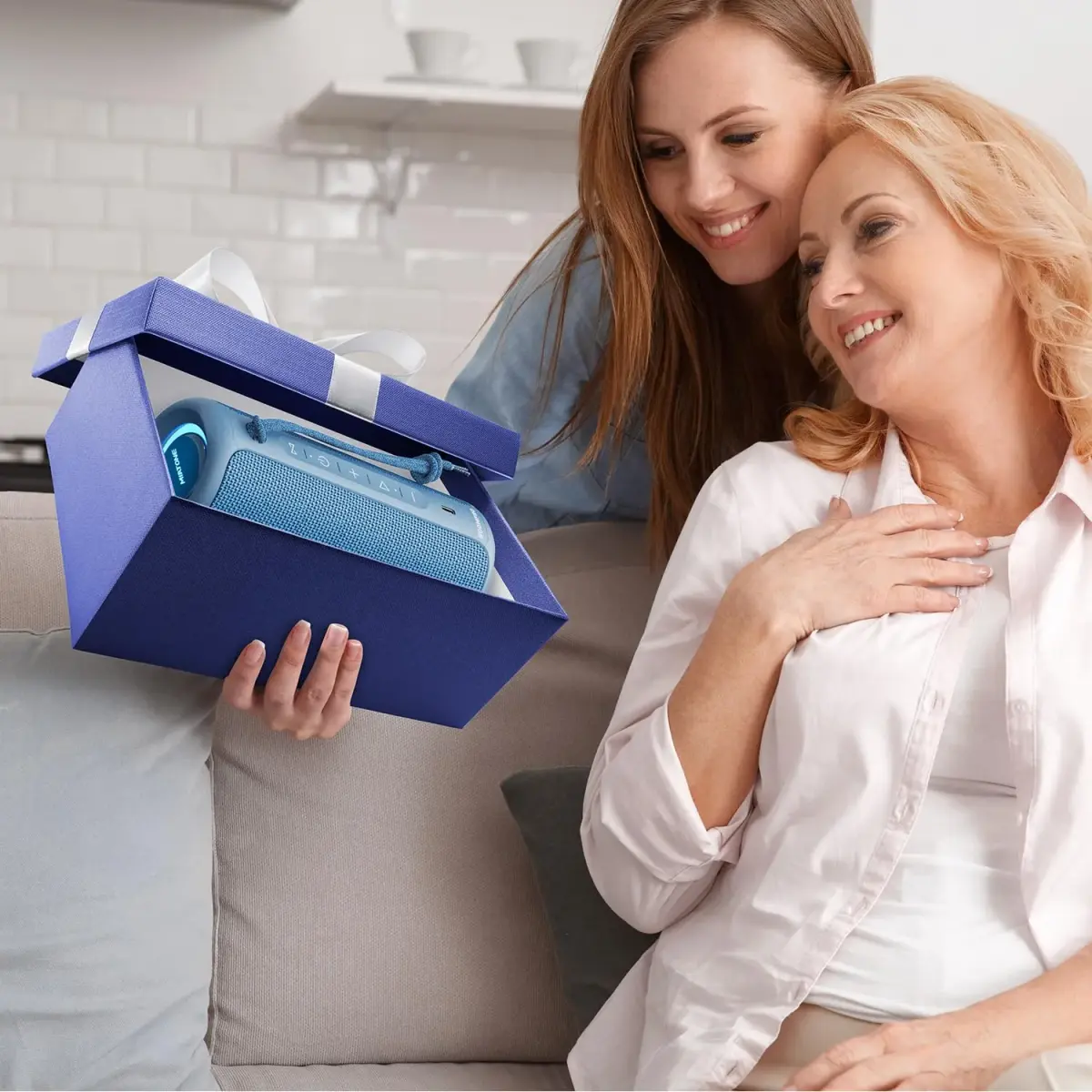 MIATONE 36W Portable Bluetooth Speaker | Stereo Sound, 24H Playtime, IPX7 Waterproof (Blue) - view 4