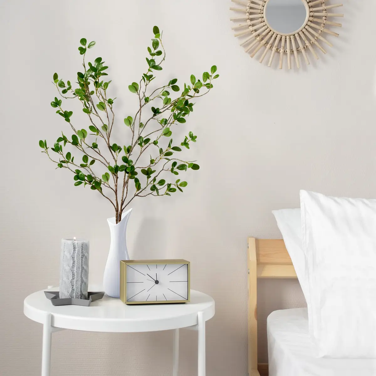 Sggvecsy Artificial Ficus Branches 43’’ | Realistic Faux Greenery for Home & Office - view 4
