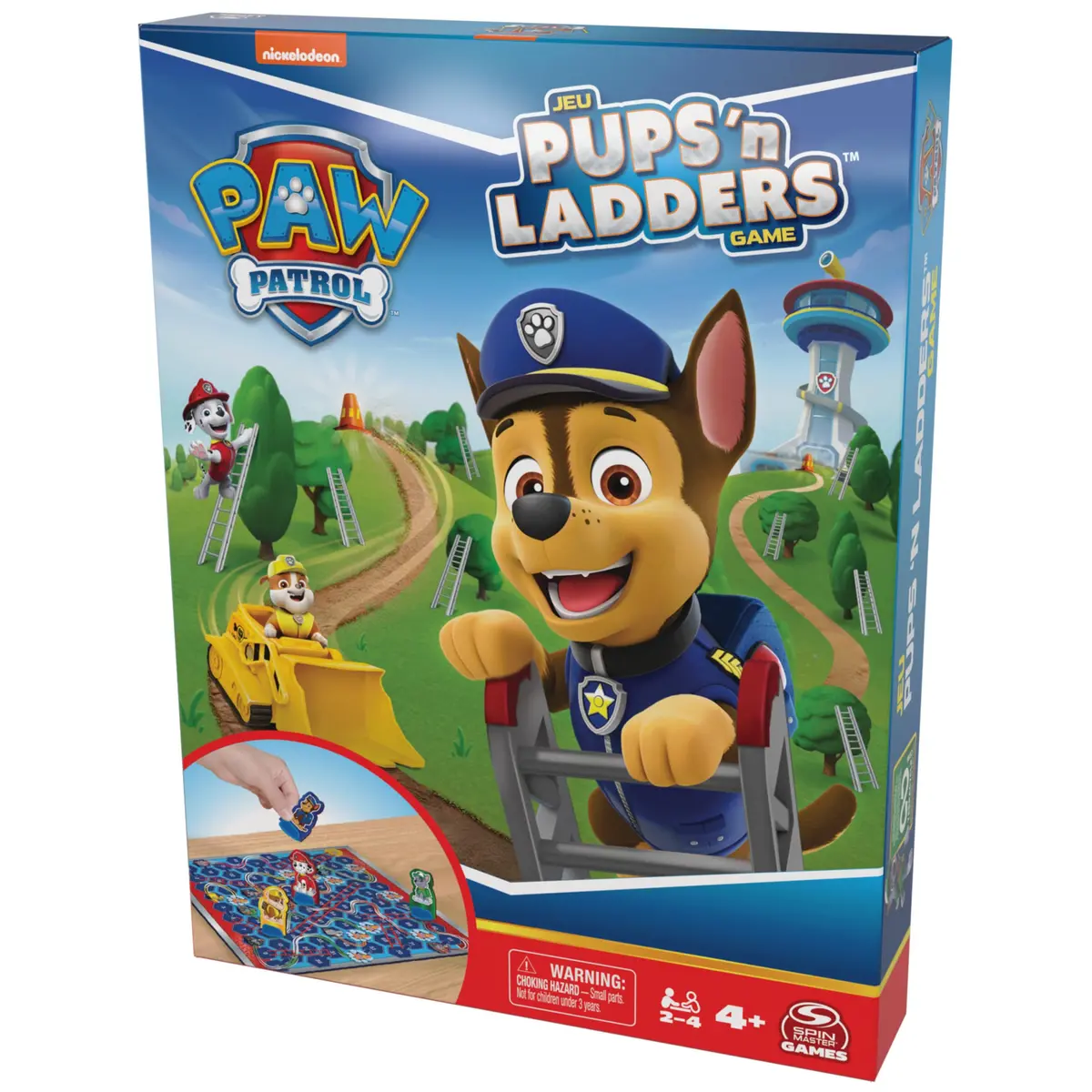 Spin Master Games PAW Patrol Pups ‘N Ladders Game 2-4 Players | Classic Board Game for Kids Ages 4+ - view 5