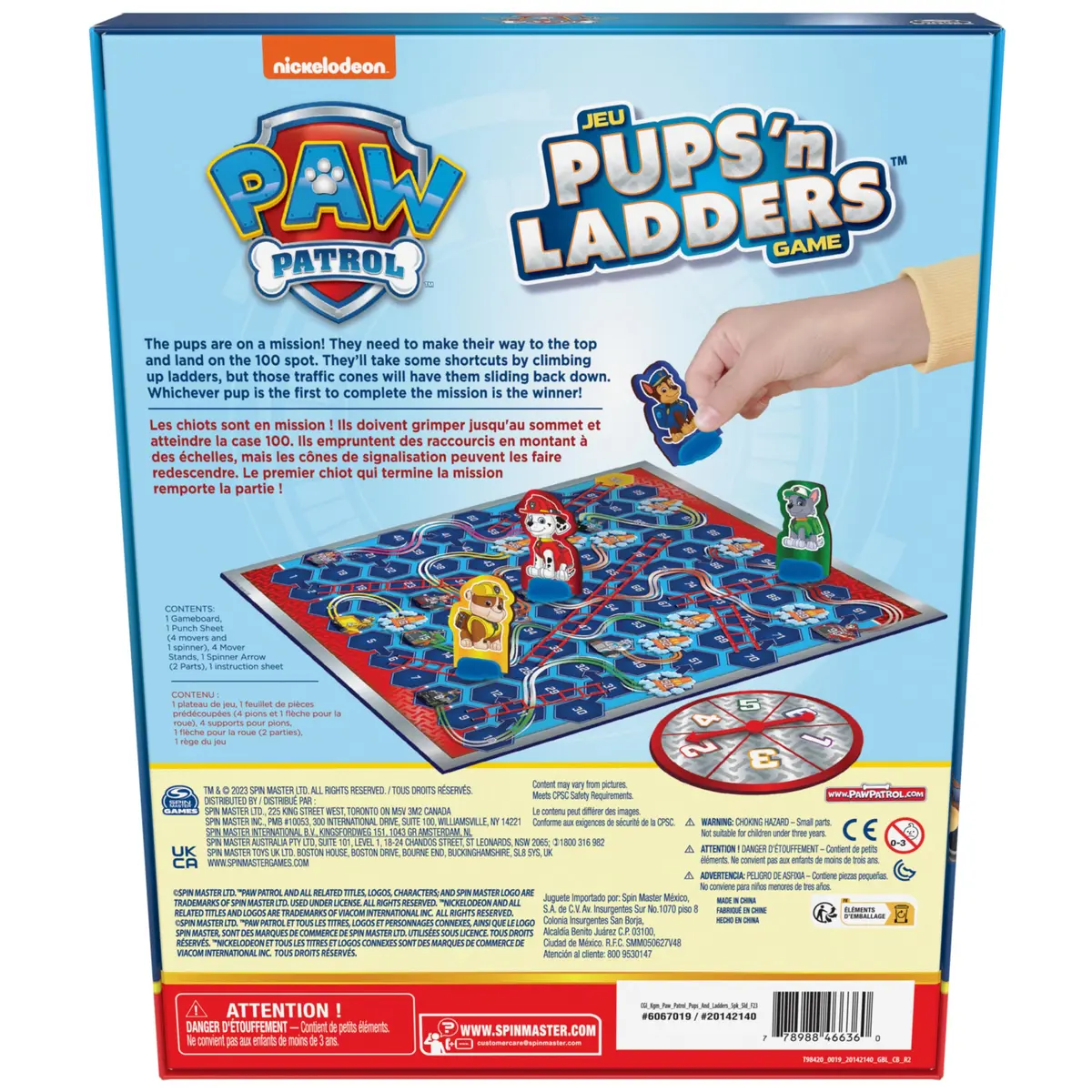 Spin Master Games PAW Patrol Pups ‘N Ladders Game 2-4 Players | Classic Board Game for Kids Ages 4+ - view 6