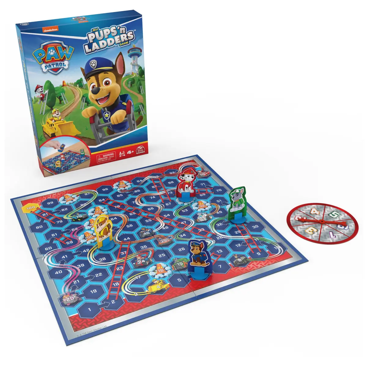 Spin Master Games PAW Patrol Pups ‘N Ladders Game 2-4 Players | Classic Board Game for Kids Ages 4+ - view 4