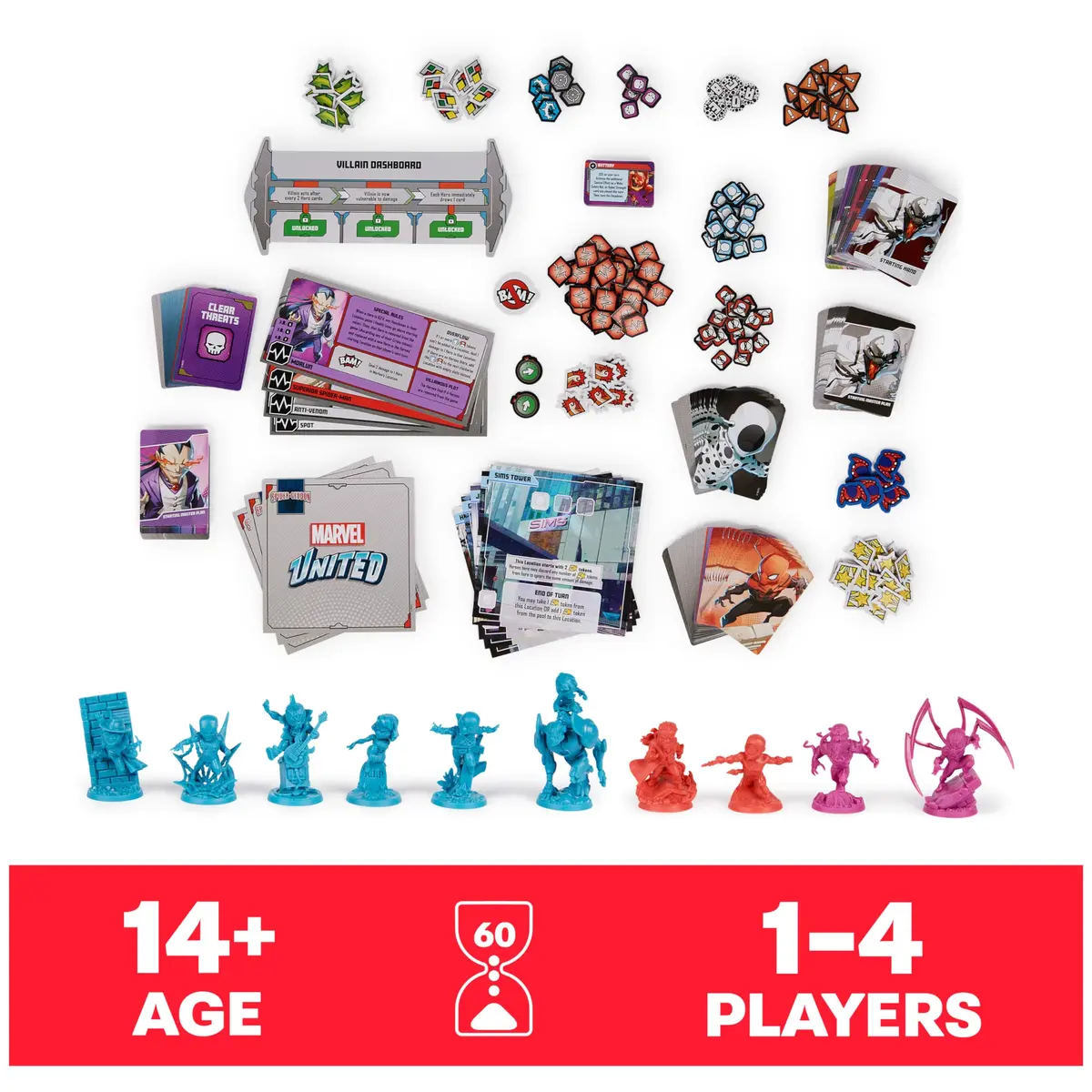 Spin Master Games Marvel United: Spider-Geddon Strategy Board Game for Fans (One Size) - view 2