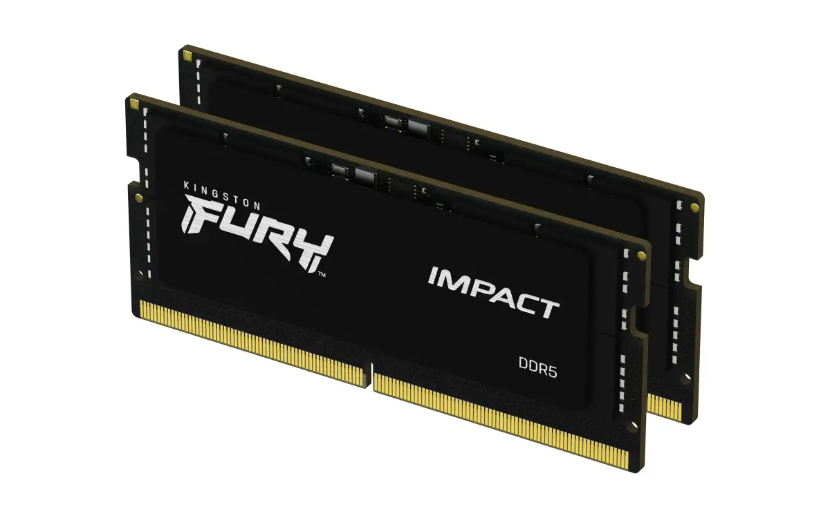 Kingston FURY Impact 32GB (2x16GB) 5600MT/s DDR5 CL40 Laptop Memory Kit | Lower Power Consumption | KF556S40IBK2-32 - main product image
