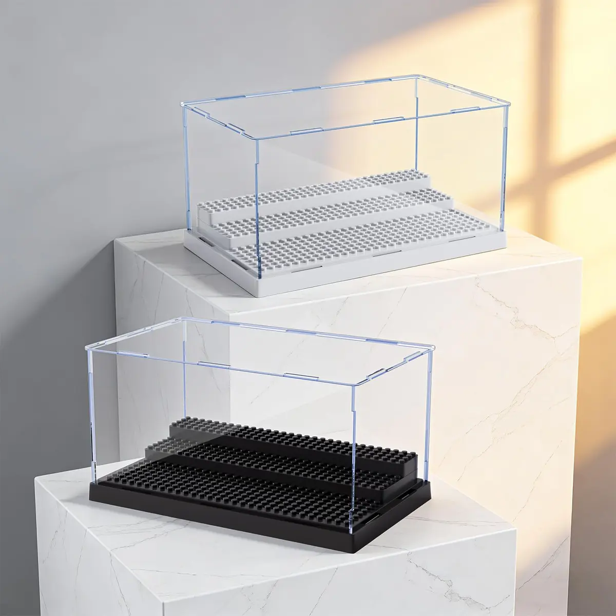 Pokiiulk Display Cases for Minifigures 2-Pack | Acrylic Acrylic Display Enclosure for Kids & Adults - view 5