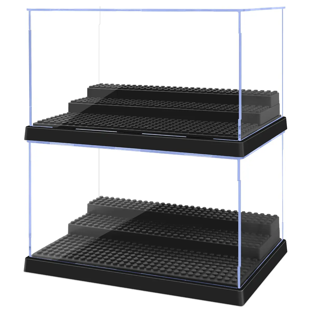 Pokiiulk Display Cases for Minifigures 2-Pack | Acrylic Acrylic Display Enclosure for Kids & Adults - main product image