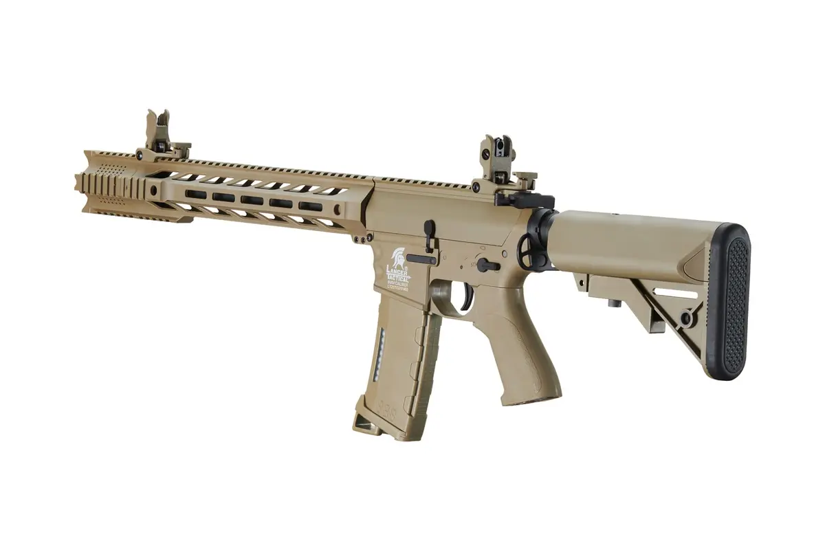 Lancer Tactical Gen 2 Polymer Airsoft M4 Interceptor SPR with 130 Rnd Mid Mag | Lightweight & Durable - view 5