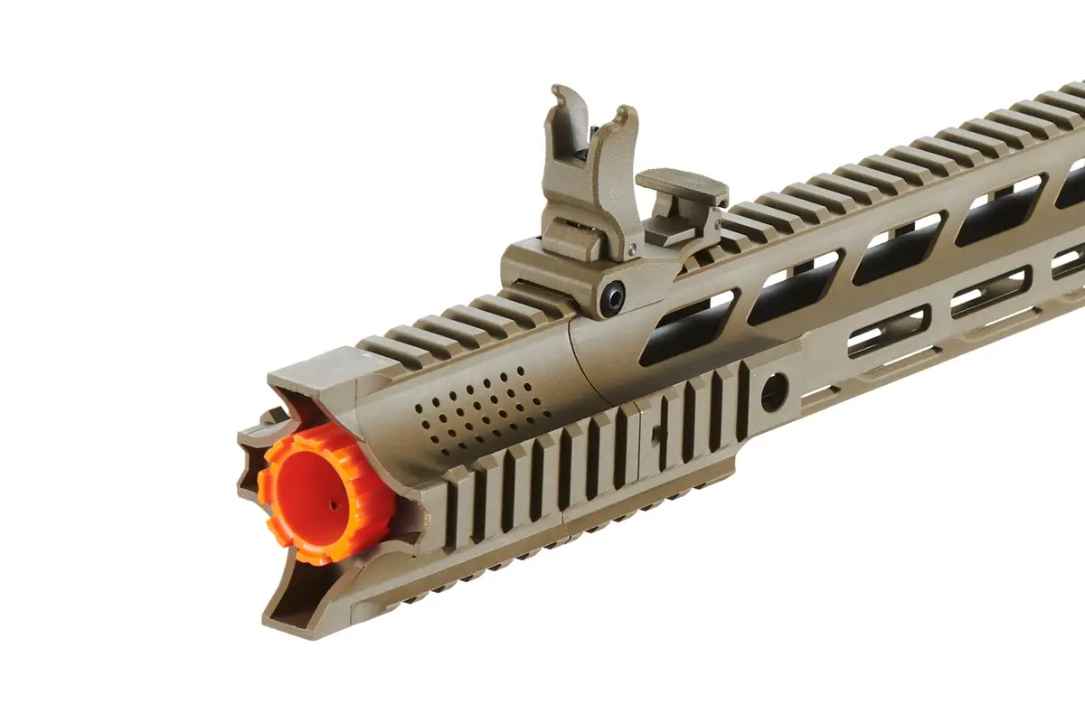 Lancer Tactical Gen 2 Polymer Airsoft M4 Interceptor SPR with 130 Rnd Mid Mag | Lightweight & Durable - view 9