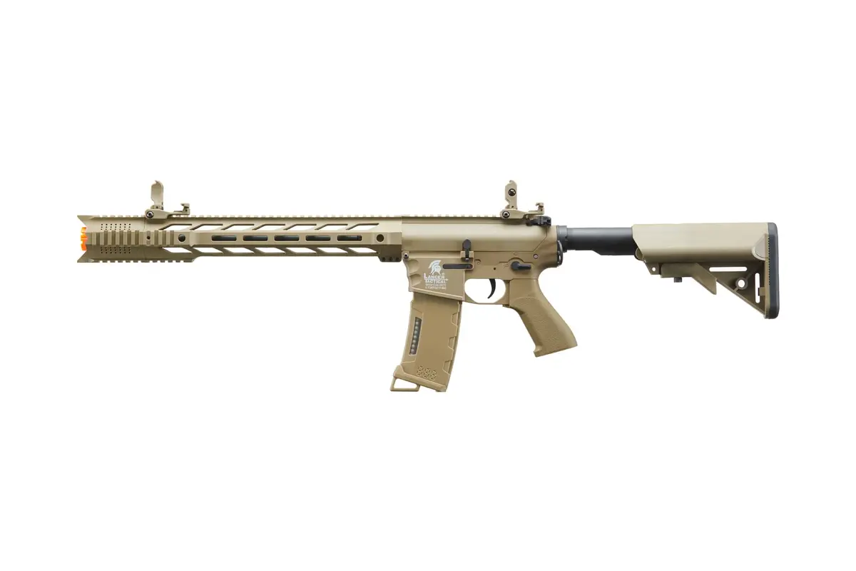 Lancer Tactical Gen 2 Polymer Airsoft M4 Interceptor SPR with 130 Rnd Mid Mag | Lightweight & Durable - view 2