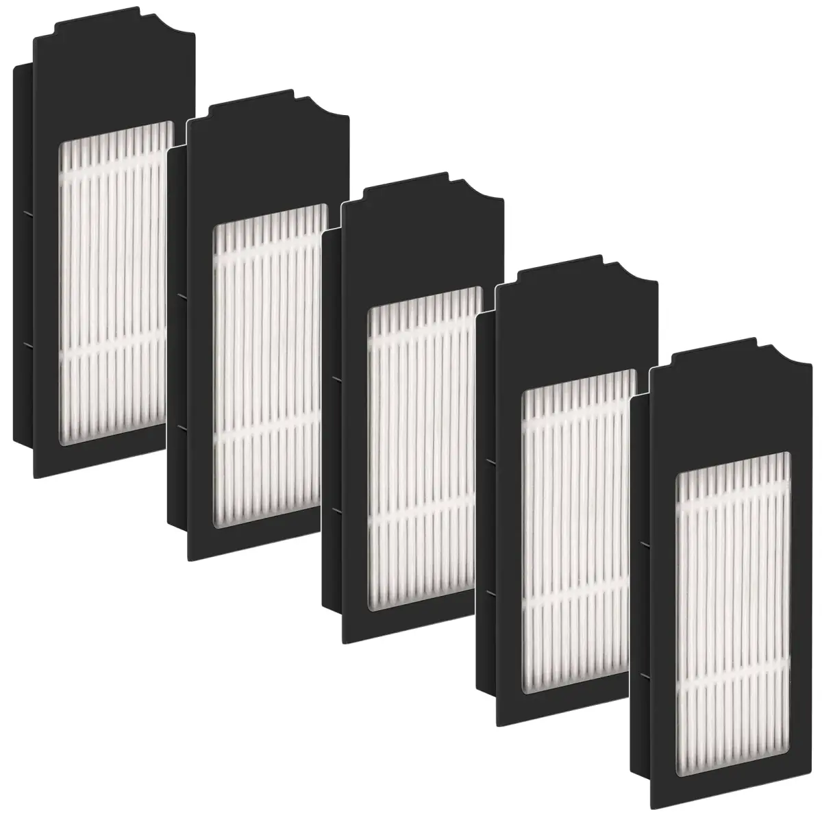CHAIN PEAK HEPA Filter 5 Pack for Ecovacs DEEBOT N20/X1/T10 Series | 0.8 kg (1.76 lb) - main product image