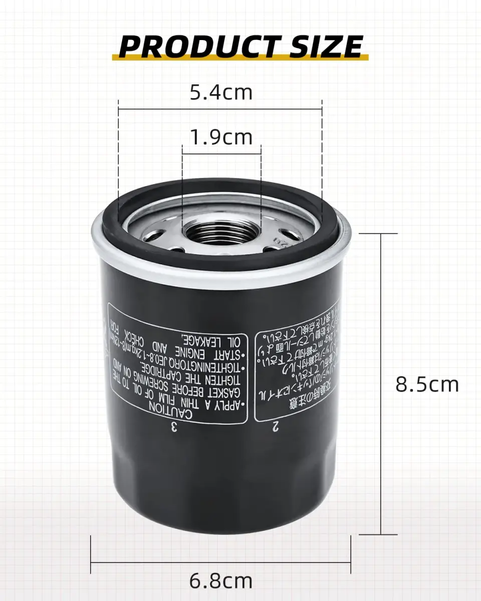 QUICKWOLF Oil Filter 2540086 for Polaris Ranger/RZR/Sportsman/General/ACE 500-1000 Models | Replaces OEM 2540086, 2540122 - view 5
