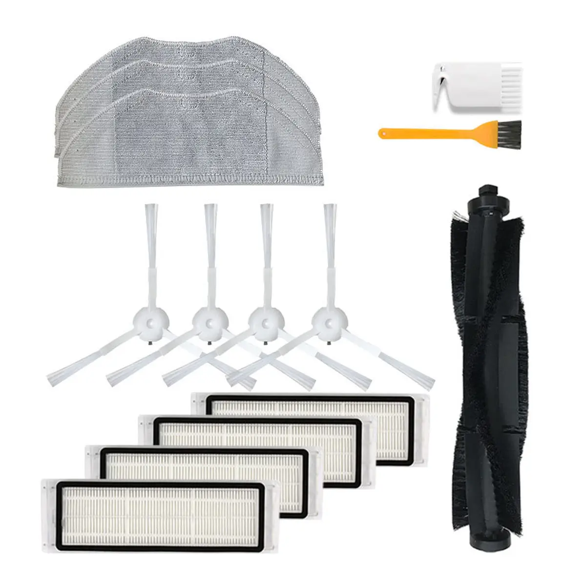 HMHAMA Replacement Parts Kit for 360 S5 S7 Robot Vacuum Cleaner | 12-Piece Set - main product image