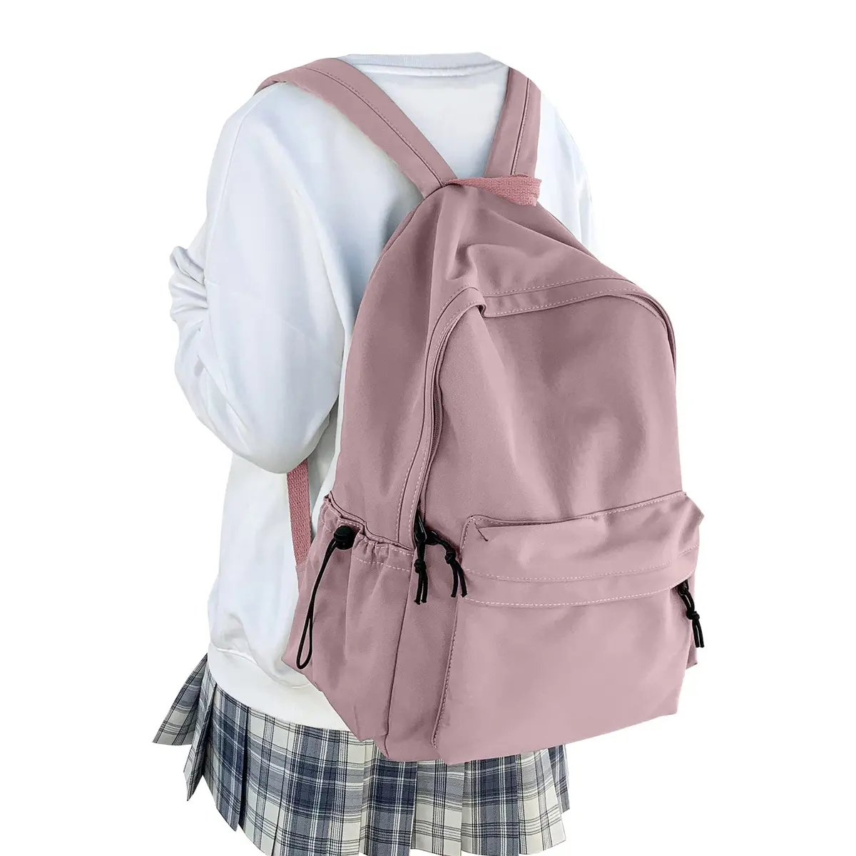 WEPOET Waterproof School Backpack for Men Women, 32cm (12.6in) x 46cm (18.1in) x 14cm (5.5in) | Durable Nylon College Bookbag with Laptop Sleeve - main product image