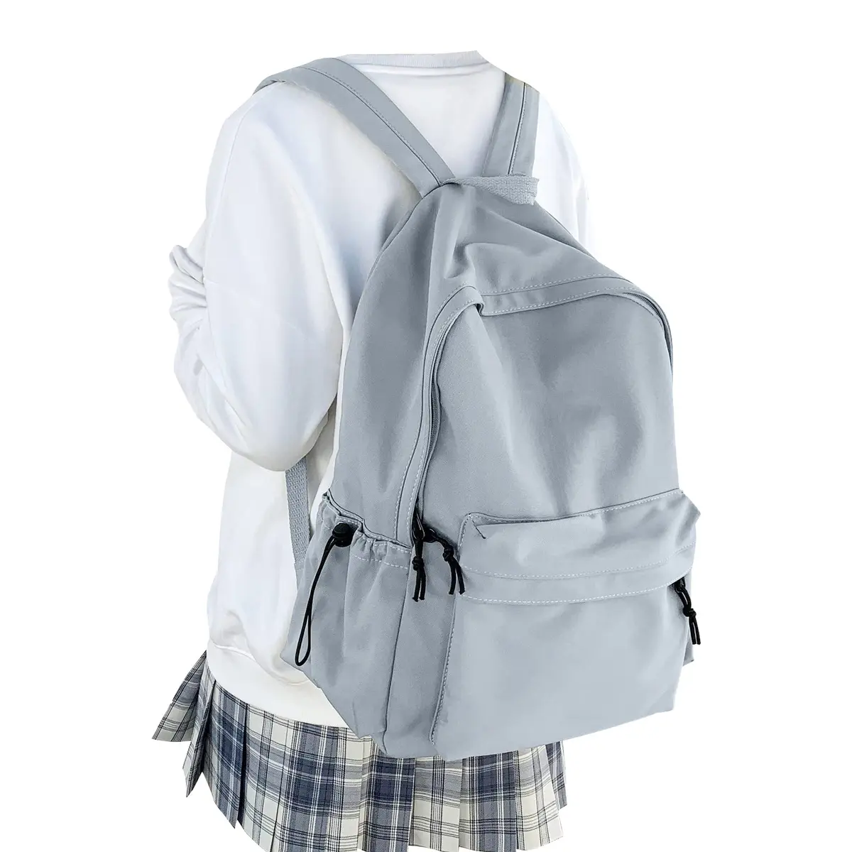 WEPOET School Backpack Girls, Waterproof Bookbag Women, College Student School Bag with 14-inch Laptop Sleeve | Blue - main product image