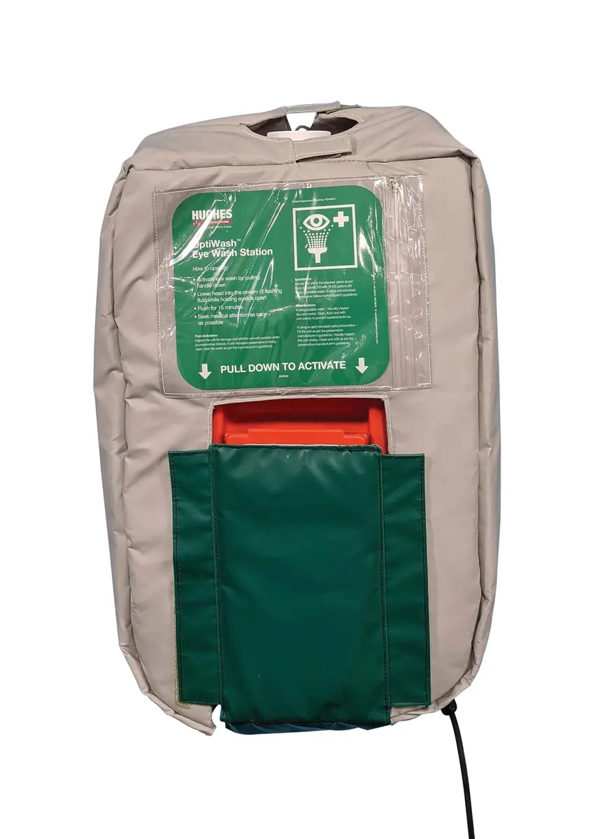 Hughes Heated Jacket for 10GFEW 10 Gallon Gravity Fed Eyewash | Insulated, Thermostat, -30°F Freeze Protection - main product image