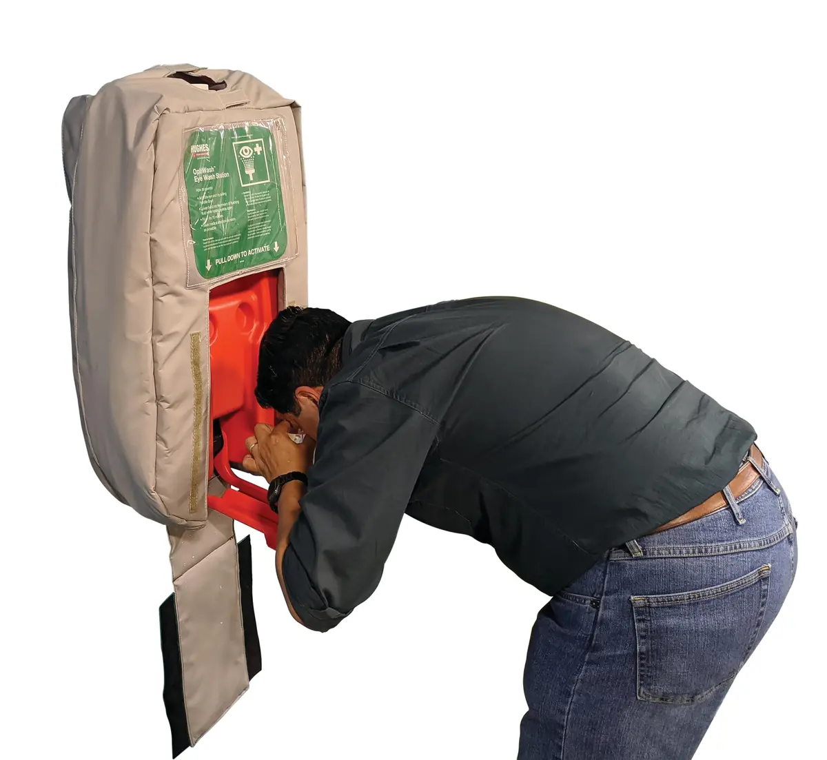 Hughes Heated Jacket for 10GFEW 10 Gallon Gravity Fed Eyewash | Insulated, Thermostat, -30°F Freeze Protection - view 2