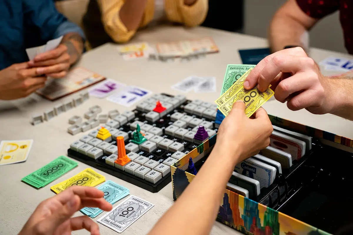 Renegade Game Studios Acquire Board Game - Classic Strategy & Tycoon Modes | Strategic Real Estate Tycoon Game for 2-6 Players - view 5