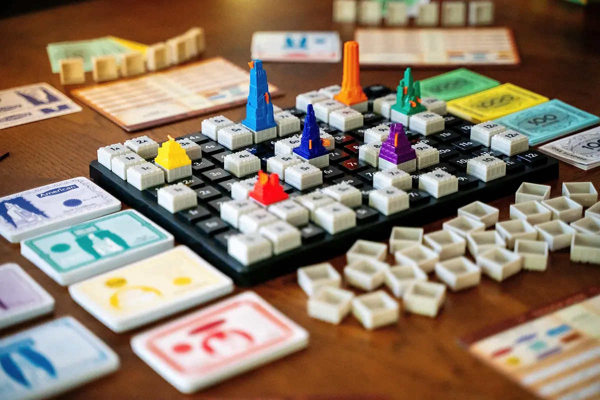 Renegade Game Studios Acquire Board Game - Classic Strategy & Tycoon Modes | Strategic Real Estate Tycoon Game for 2-6 Players - view 4