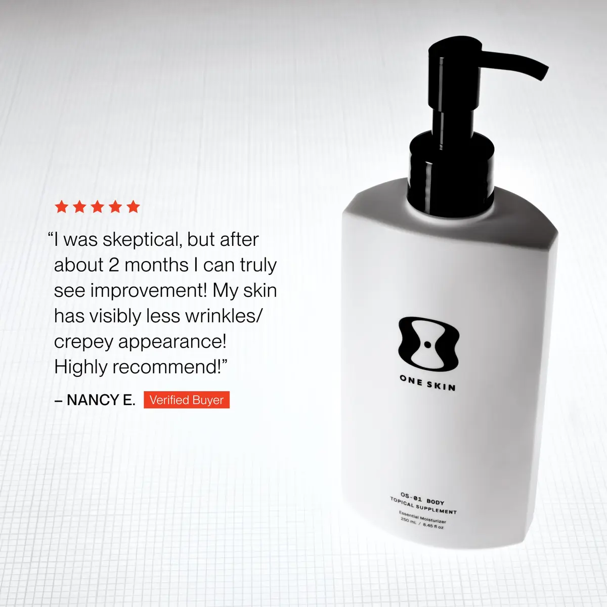 oneskin OS-01 BODY Peptide Moisturizer, 8.45 Fl Oz | Supports Skin Longevity & Hydration - view 7