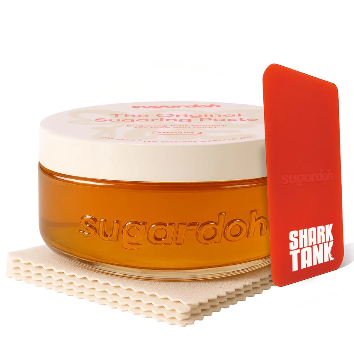 Sugardoh Big Doh Kit | Medium Sugaring Kit for Fine Hair | Gentle, Water-Washable, Vegan - main product image