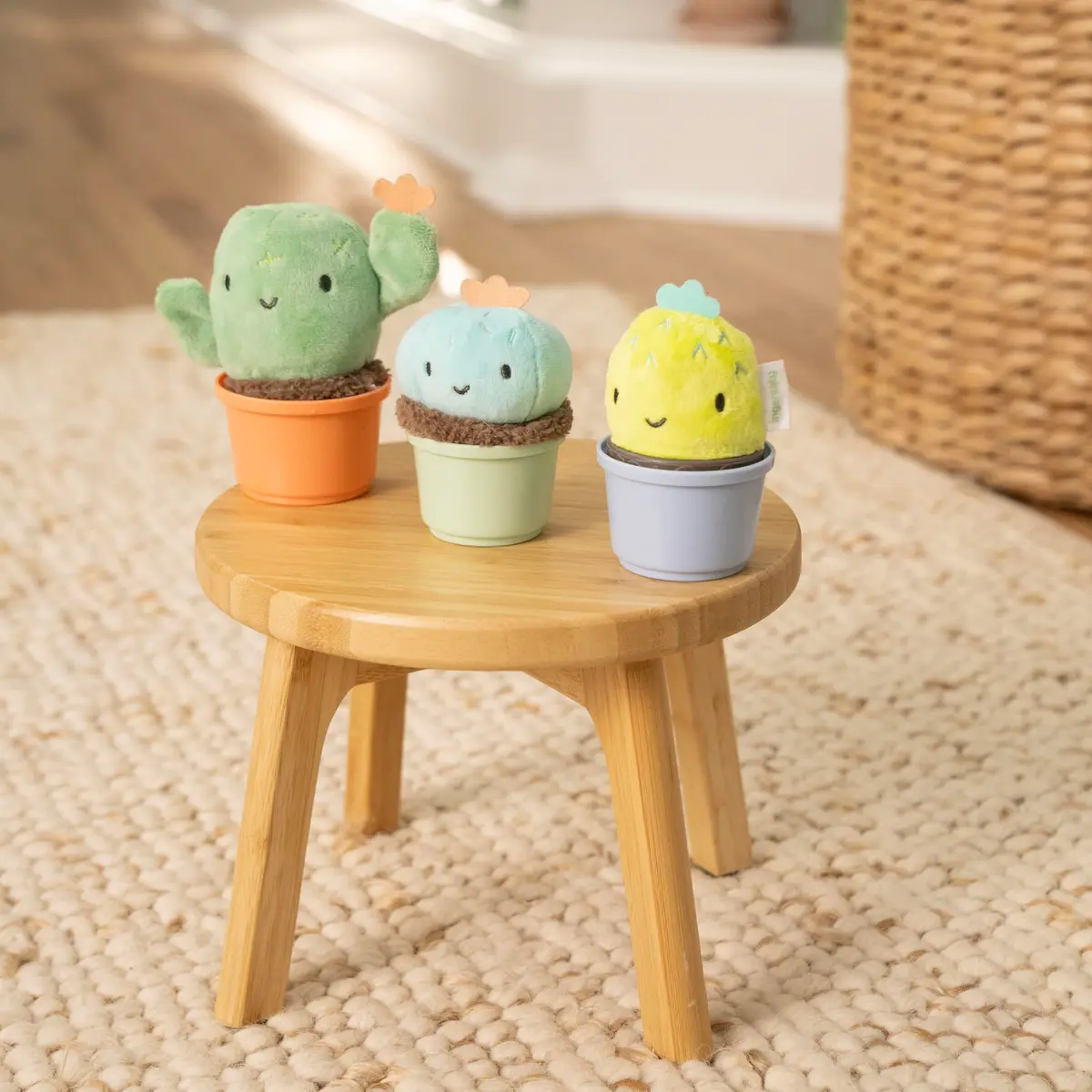 Ingenuity Calm Springs Nesting Rattles for Baby 3 Months & Up, Stackable Toys, BPA-Free Multi-Texture Rattle Set of 3, Unisex - view 5