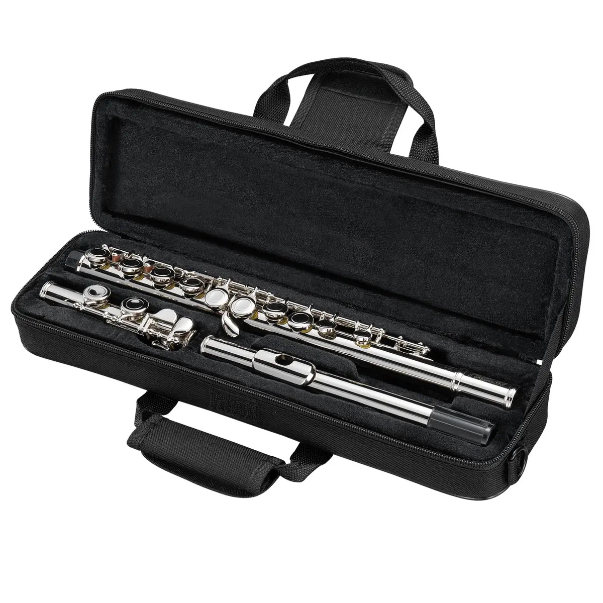 POGOLAB Closed Hole C 16 Keys Flute for Student Beginners | Nickel Plated, Easy to Play, with Accessories - view 7
