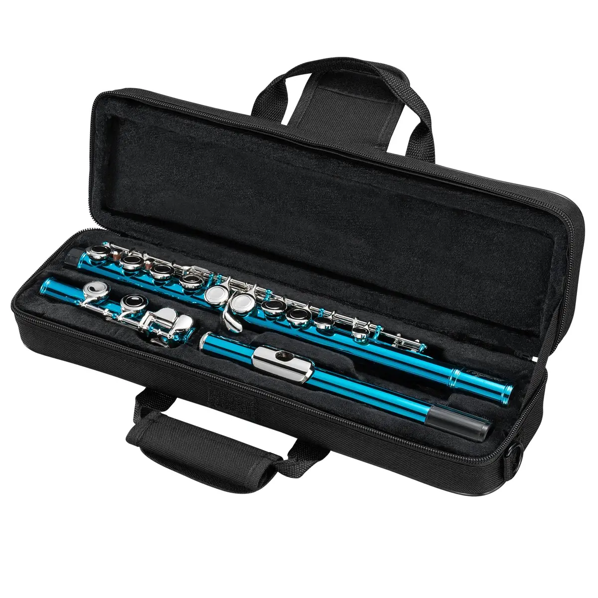 POGOLAB Flutes, Closed Hole C 16 Keys Flute for Beginners, Sky Blue | Student Brass & Woodwind Instrument - view 7
