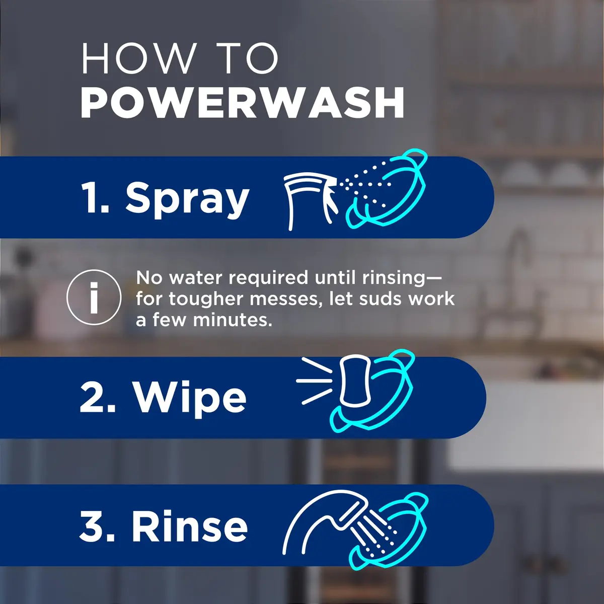 Dawn Powerwash Dish Spray Lemon 1920ml (64 Fl Oz) | Removes 99% Grease in Half Time - view 8