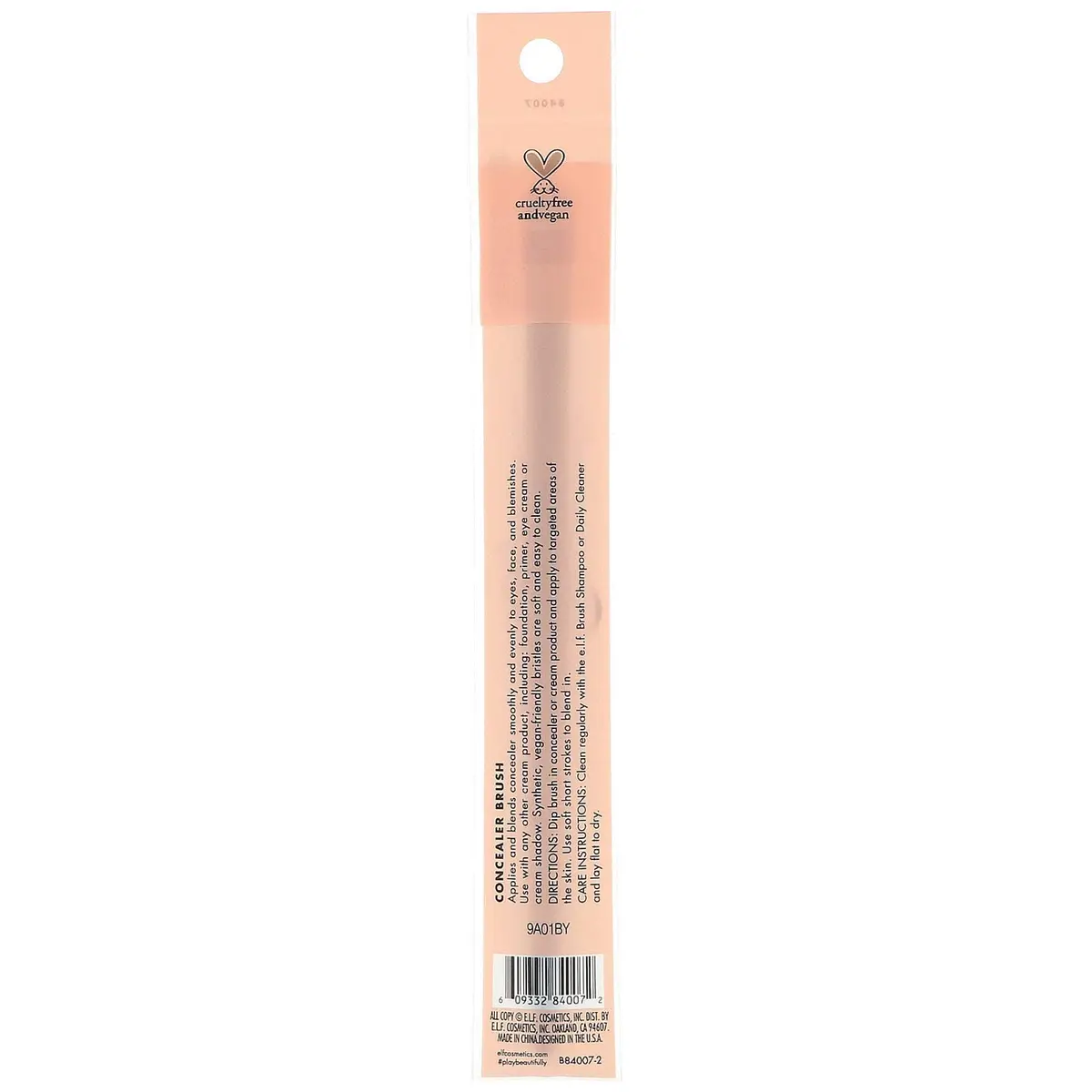 e.l.f. Concealer Brush, Flat Makeup Brush for Concealing Imperfections, Vegan & Cruelty-Free, (Pack of 2) | Synthetic Bristles for Flawless Finish - view 3