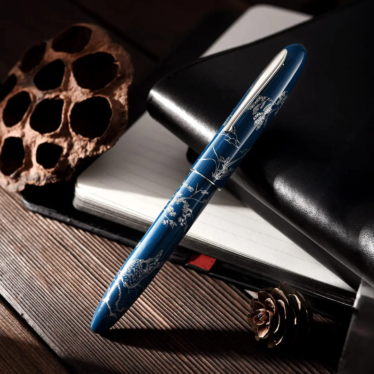 HONG DIAN N23 Blue Rabbit Fountain Pen Extra Fine Nib 0.4mm | Smooth Writing Instrument - view 5