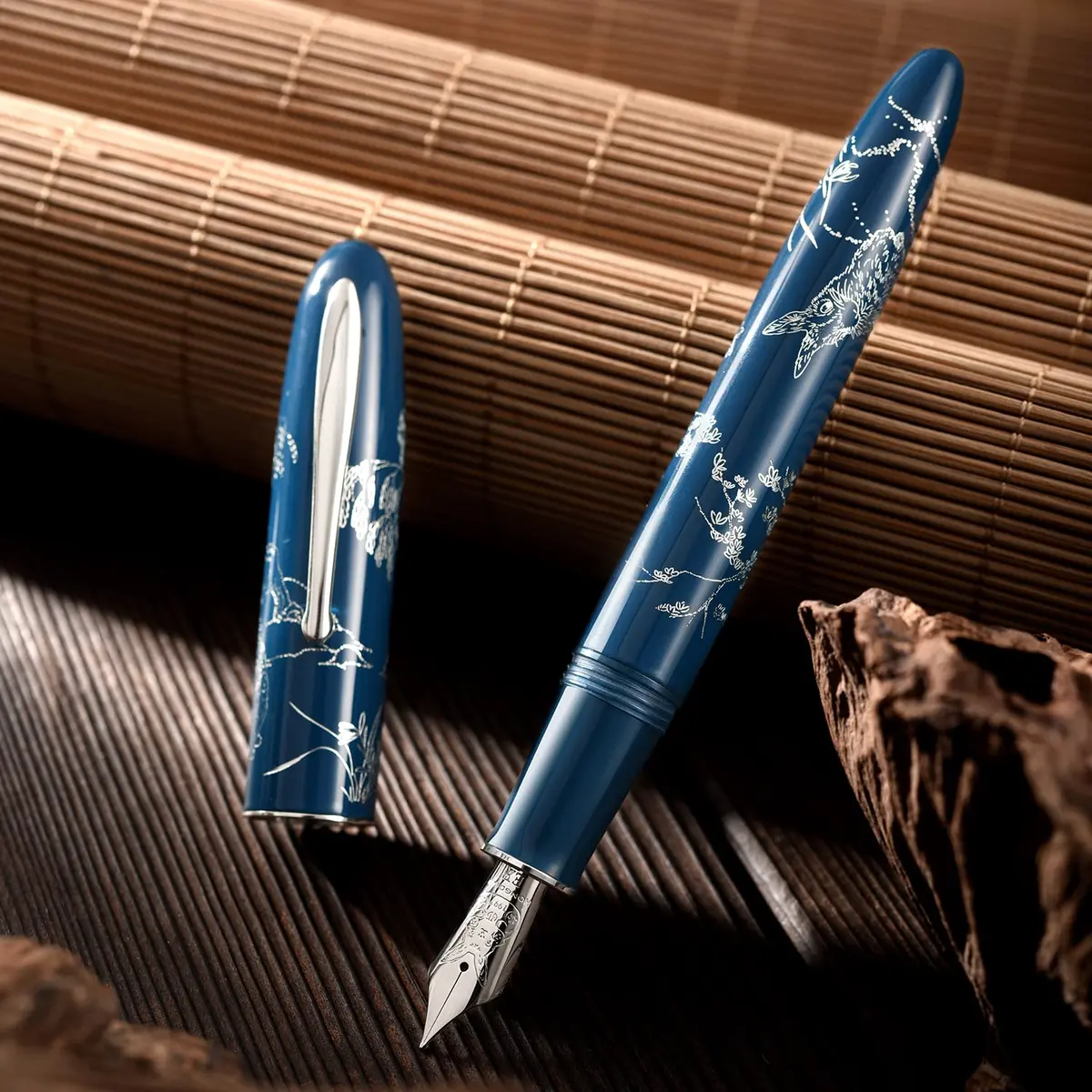 HONG DIAN N23 Blue Rabbit Fountain Pen Extra Fine Nib 0.4mm | Smooth Writing Instrument - view 7