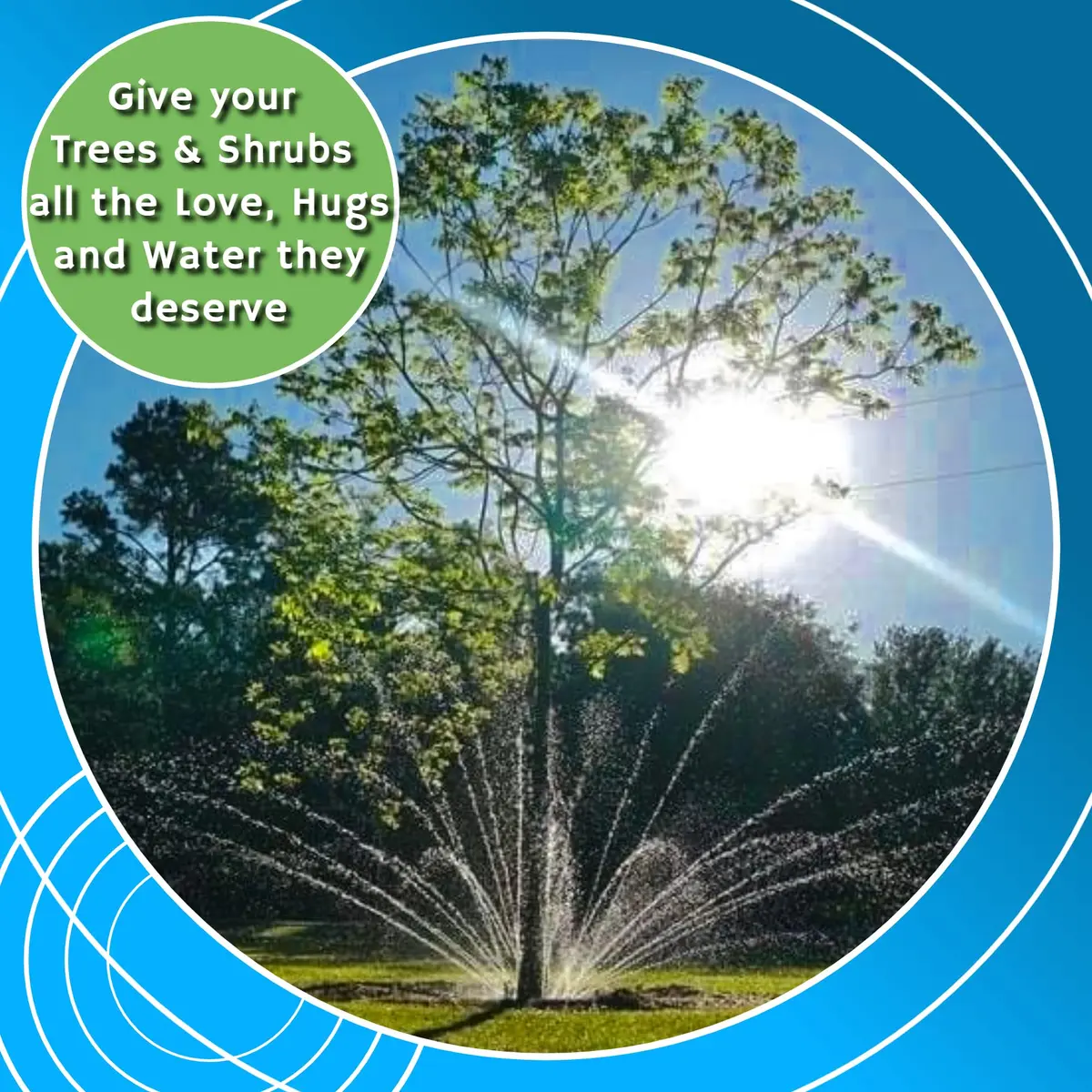 Tree Hugger Sprinkler 360° Outward Spray Tree Watering Ring 7 Inch | Targeted Root Zone Hydration for Trees - view 6
