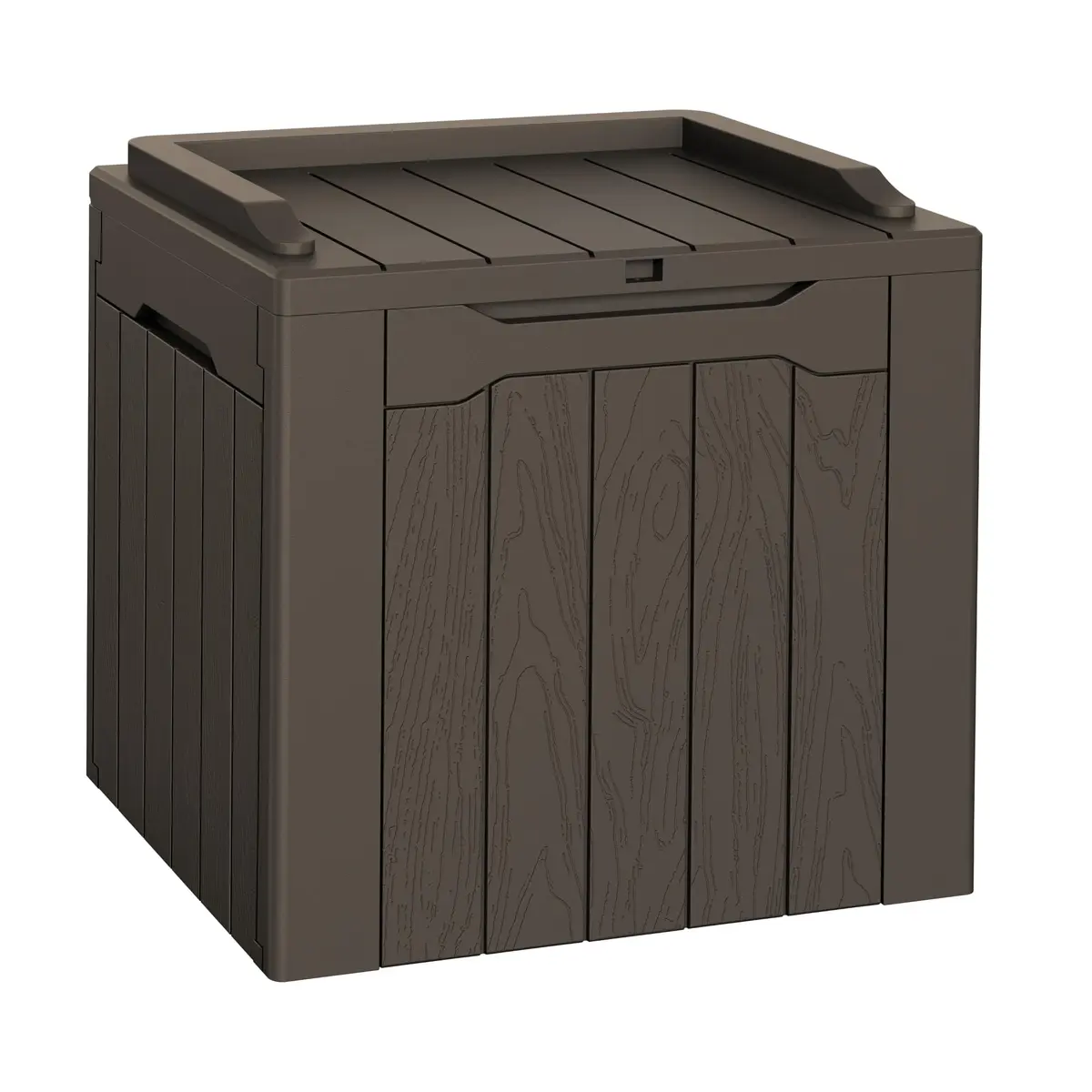 Flamaker Deck Box 31 Gallon Waterproof Resin Storage Box with Lid | Lockable, UV Resistant, Lightweight - main product image