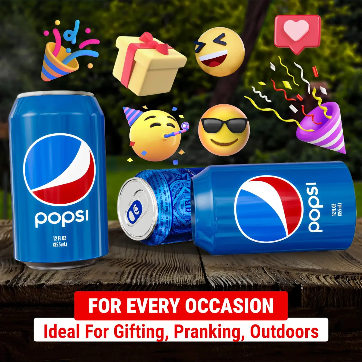 BeerSkin Silicone Can Covers that Look Like Soda 12 oz (355 ml) - 1 Pack | Fun Beverage Insulator for Parties & Outdoors - view 7