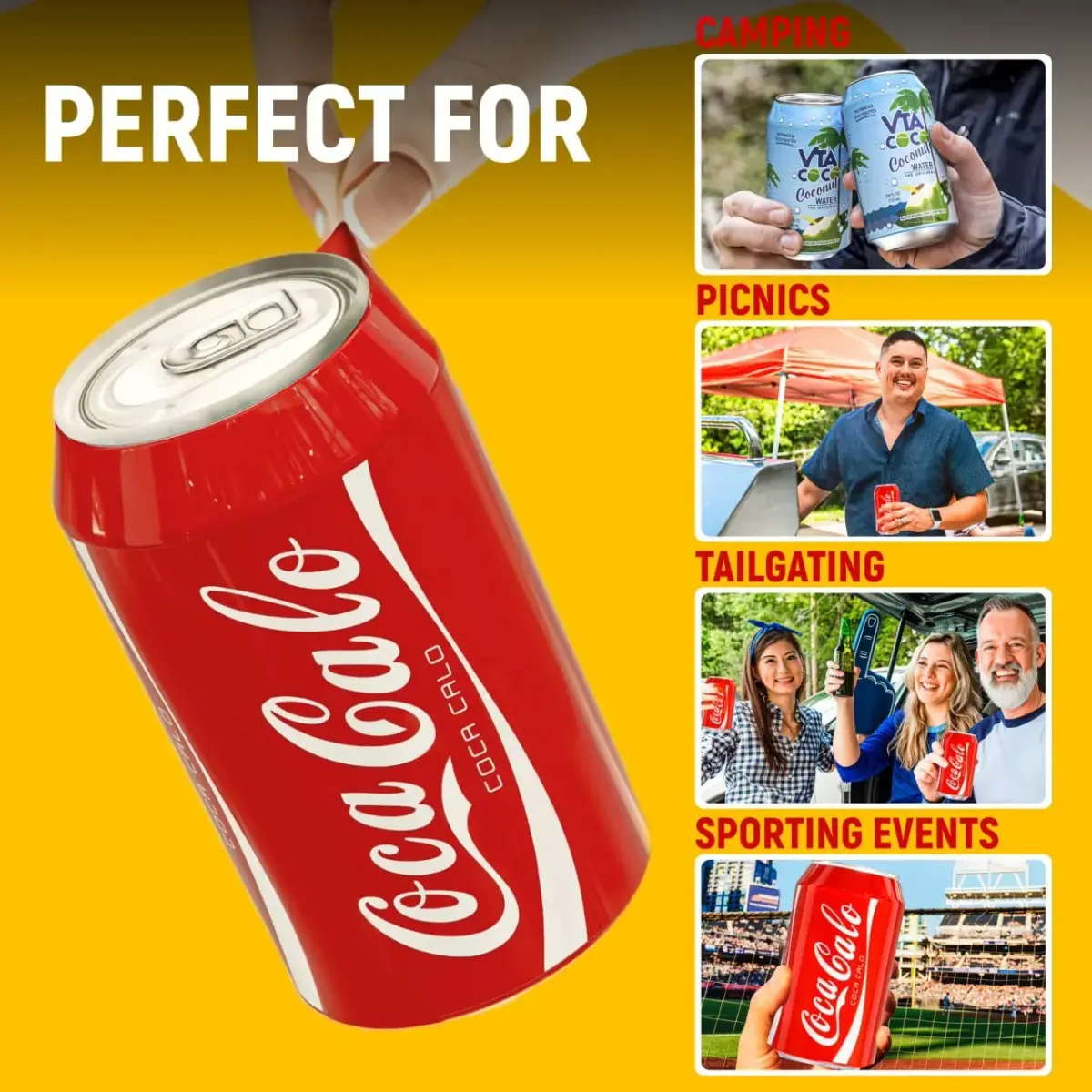 Skywin Silicone Can Covers that Look Like Soda 12 oz (355 ml) - 10 Pack | Fun Beverage Insulators for Parties & Outdoors - view 3