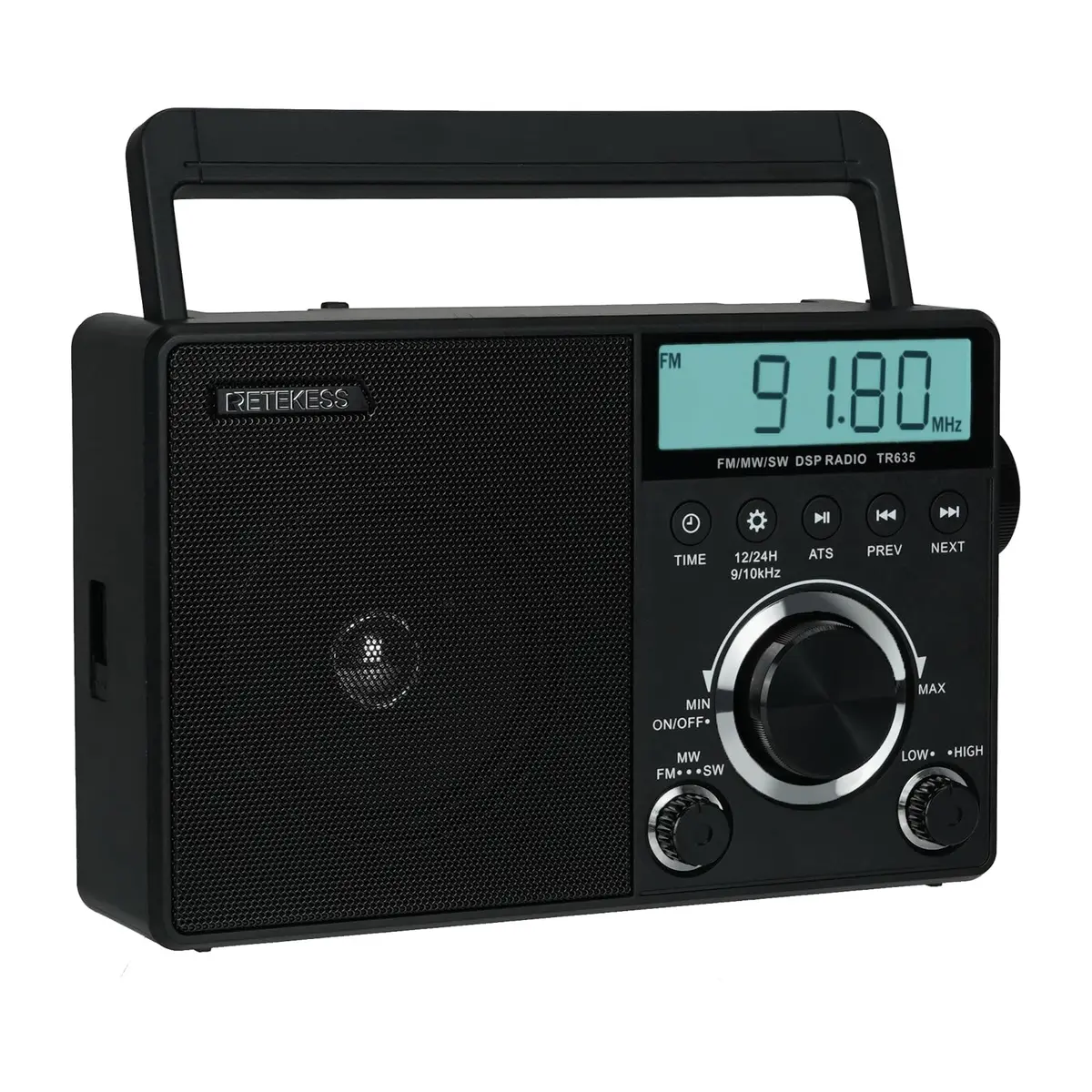 Retekess TR635 Portable Digital Radio | AM FM Shortwave Radio for Seniors & Travel - main product image