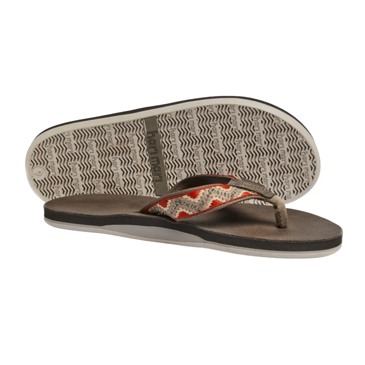 Hari Mari Fields Camino Ash 8 M | Premium Leather Flip Flops for Men - view 4