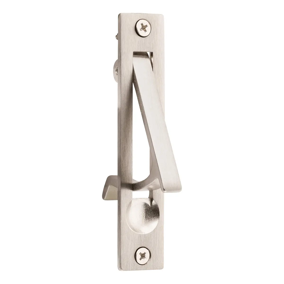Dontay 4" Stainless Steel Pocket Door Edge Pull | Flush Mount Sliding Door Handle (Satin Nickel) - main product image